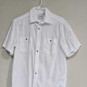 Dillard's ROWM Button-down Short Sleeve Shirt M